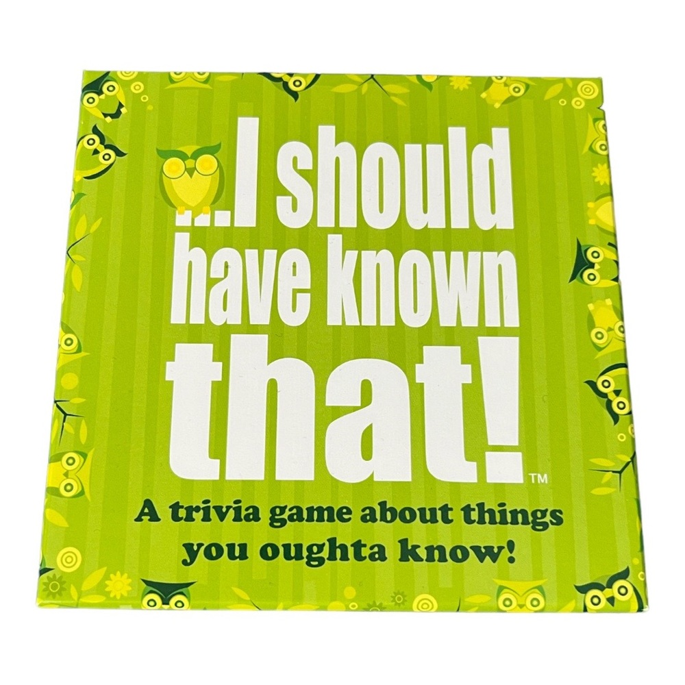 I Should Have Known That! Party Game cards multiplayer